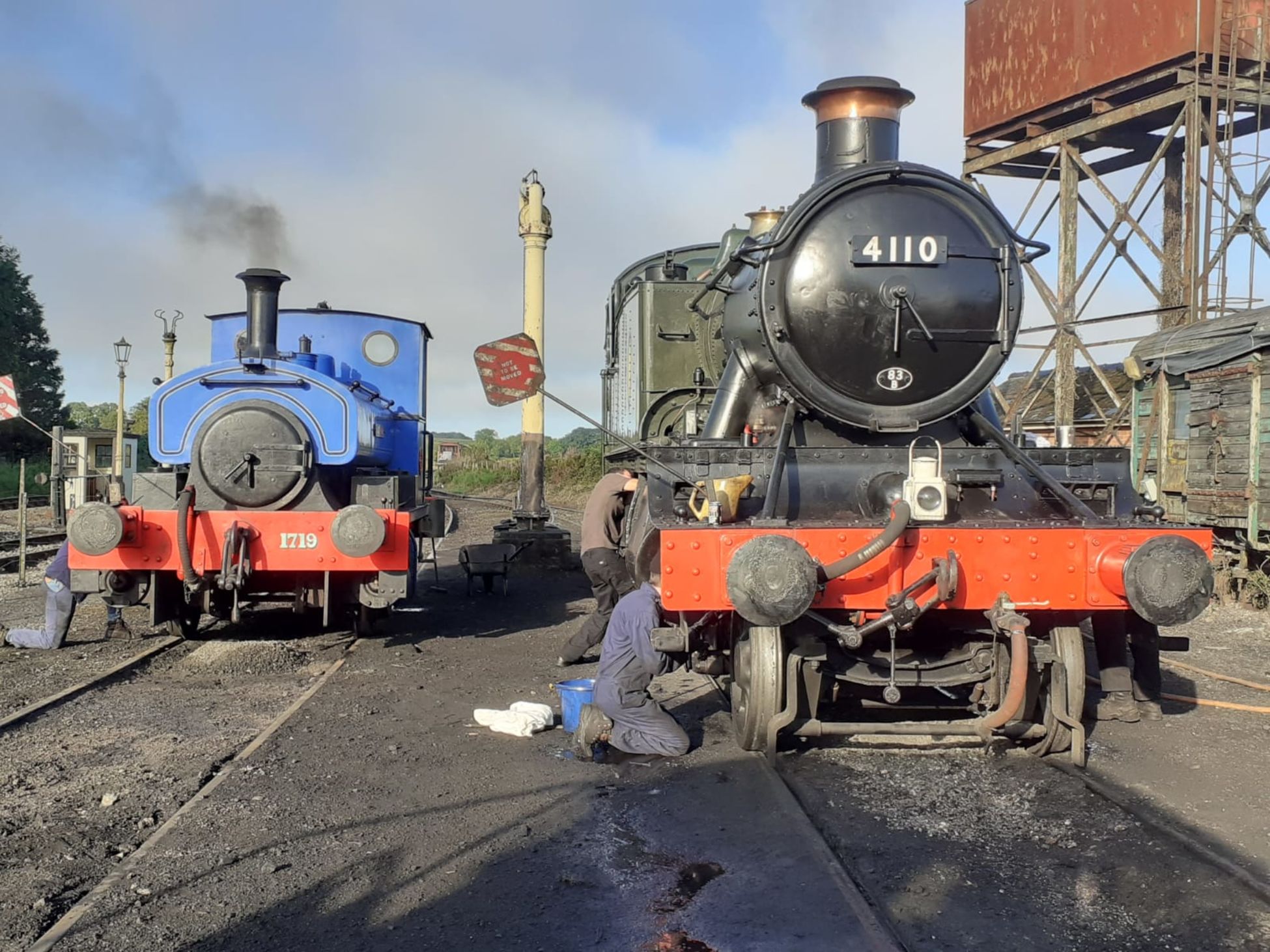 4110 and Lady Nan Locomotives